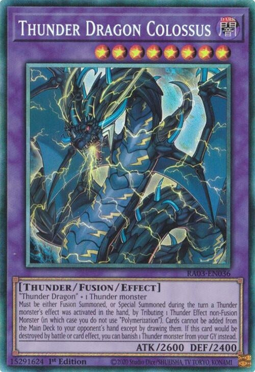 Thunder Dragon Colossus (PCR) (3036) - YuGiOh Single