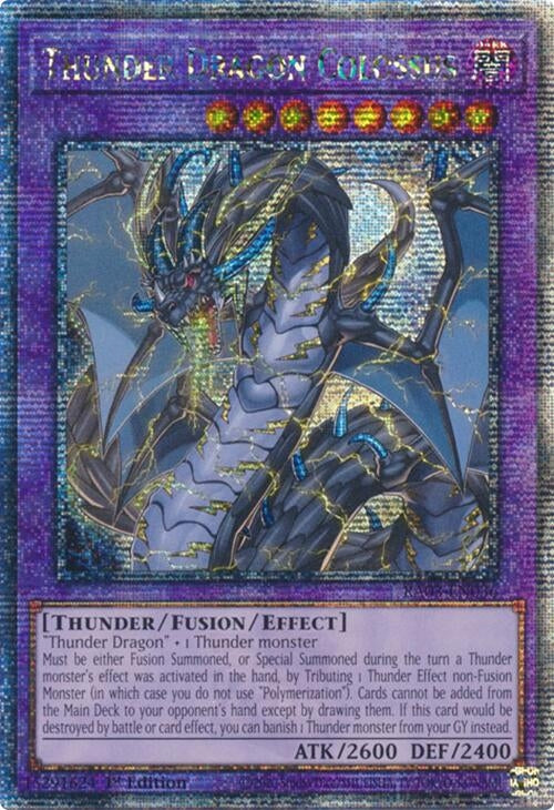 Thunder Dragon Colossus (Quarter Century Secret Rare) (3036) - YuGiOh Single
