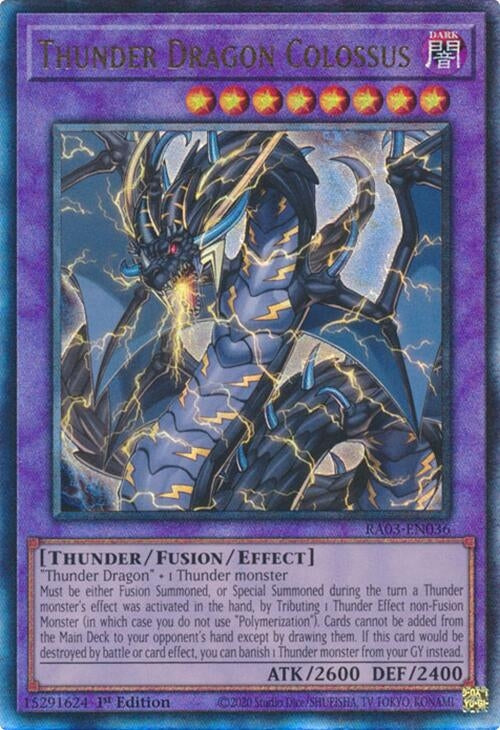 Thunder Dragon Colossus (PUR) (3036) - YuGiOh Single