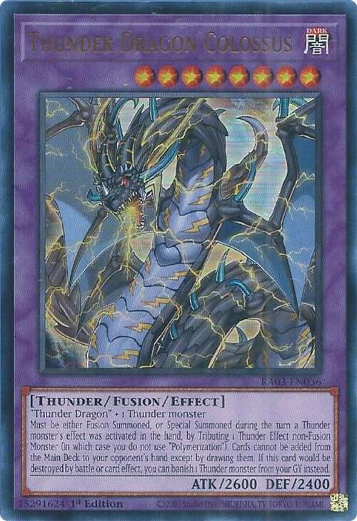 Thunder Dragon Colossus (UR) (3036) - YuGiOh Single