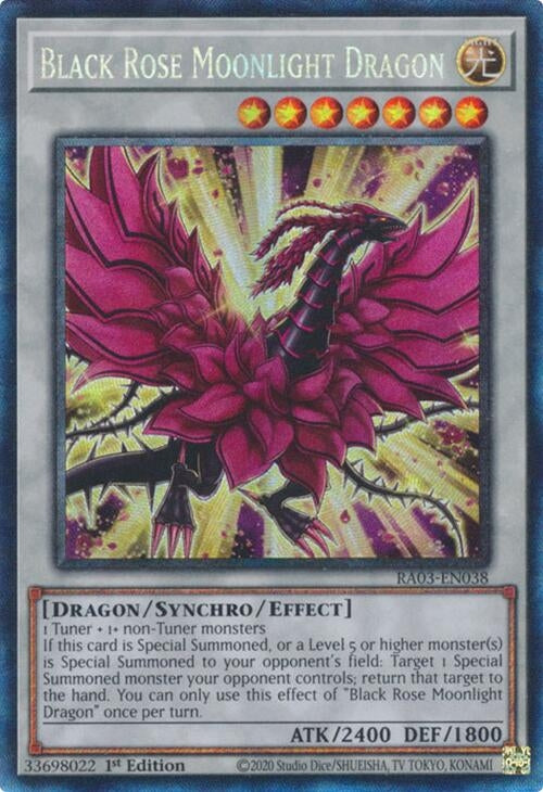 Black Rose Moonlight Dragon (PCR) (3038) - YuGiOh Single