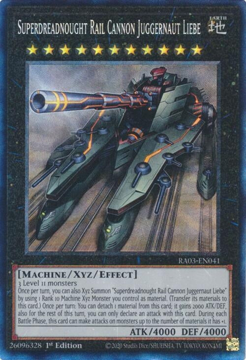Superdreadnought Rail Cannon Juggernaut Liebe (PCR) (3041) - YuGiOh Single