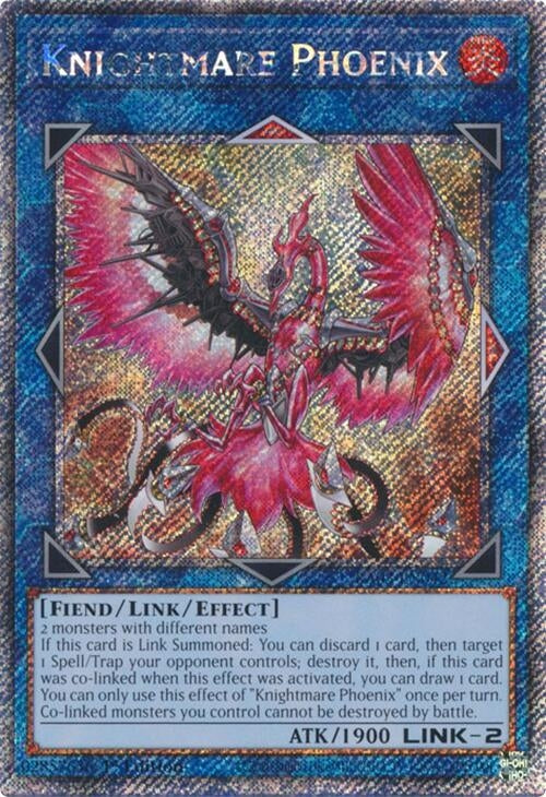 Knightmare Phoenix (Platinum Secret Rare) (3042) - YuGiOh Single