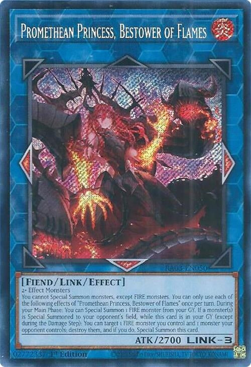Promethean Princess Bestower of Flames (Secret Rare) (3050) - YuGiOh Single