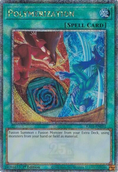 Polymerization (Quarter Century Secret Rare) (3051) - YuGiOh Single