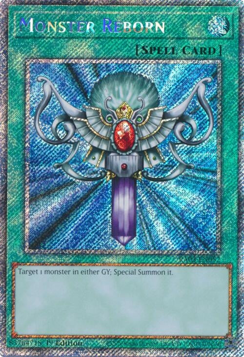 Monster Reborn (Platinum Secret Rare) (3052) - YuGiOh Single