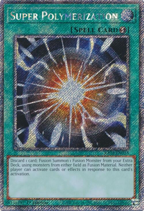 Super Polymerization (Platinum Secret Rare) (3053) - YuGiOh Single