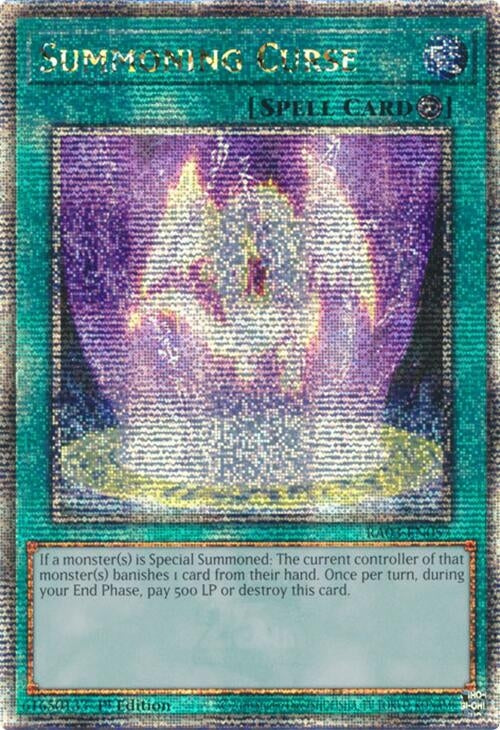 Summoning Curse (Quarter Century Secret Rare) (3057) - YuGiOh Single