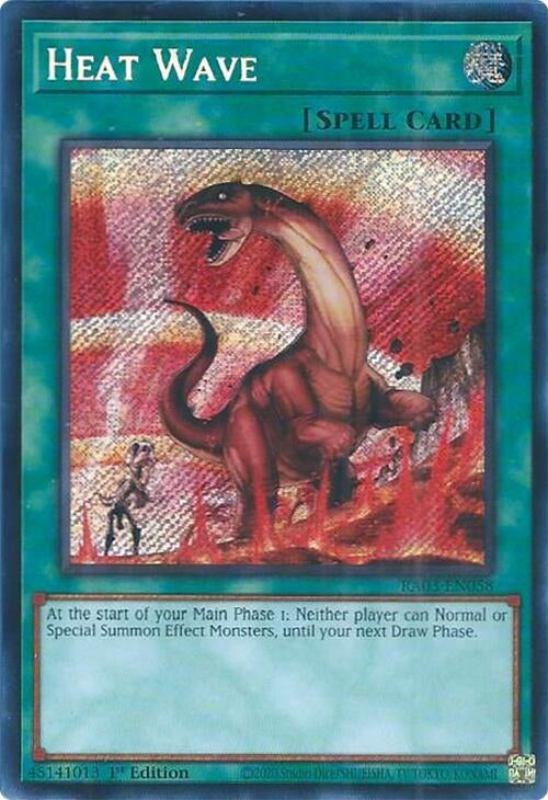 Heat Wave (Secret Rare) (3058) - YuGiOh Single