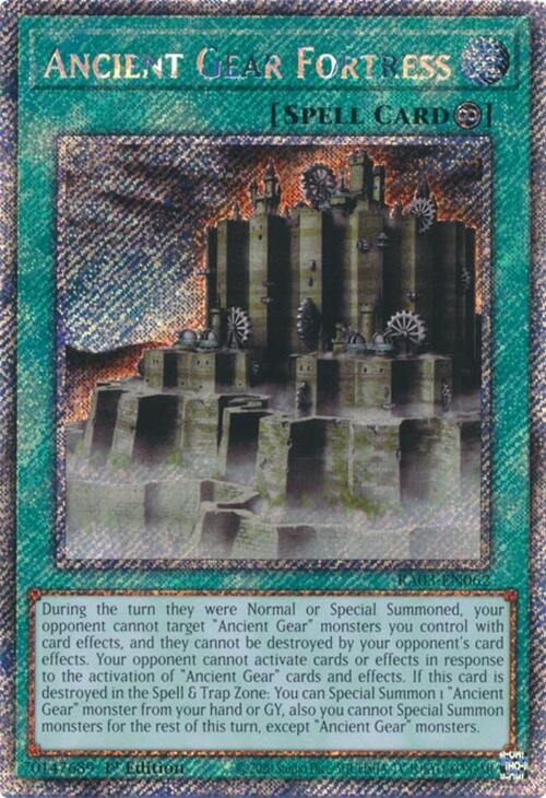 Ancient Gear Fortress (Platinum Secret Rare) (3062) - YuGiOh Single