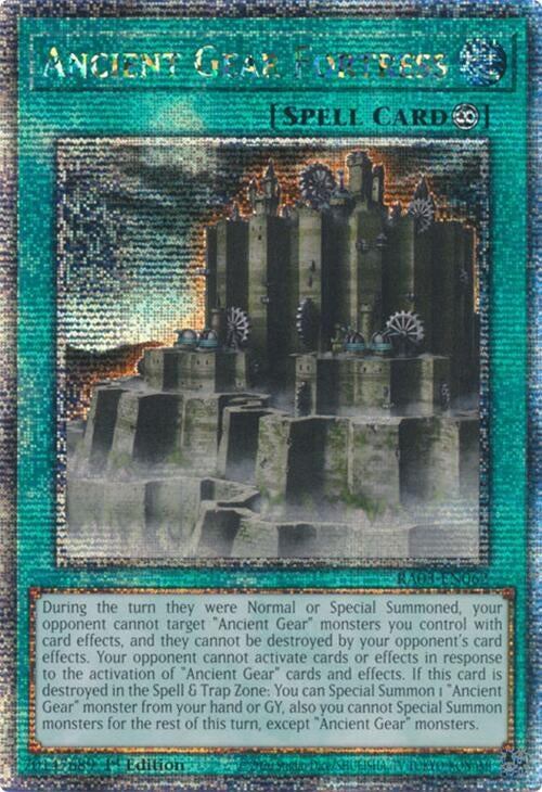 Ancient Gear Fortress (Quarter Century Secret Rare) (3062) - YuGiOh Single