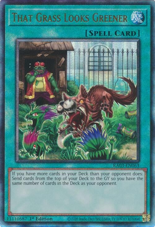 That Grass Looks Greener (PUR) (3063) - YuGiOh Single