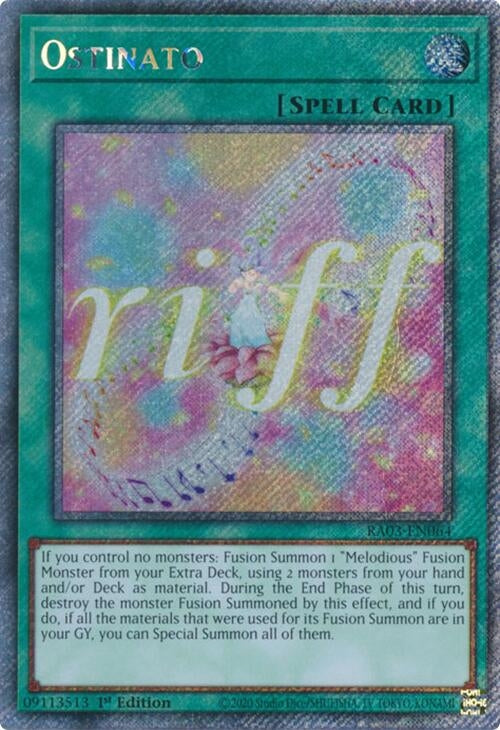 Ostinato (Platinum Secret Rare) (3064) - YuGiOh Single