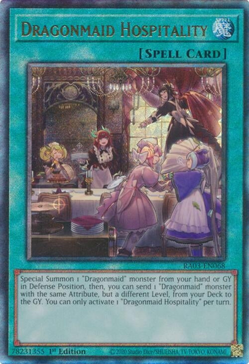 Dragonmaid Hospitality (PUR) (3068) - YuGiOh Single