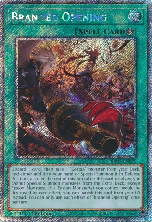 Branded Opening (Platinum Secret Rare) (3070) - YuGiOh Single