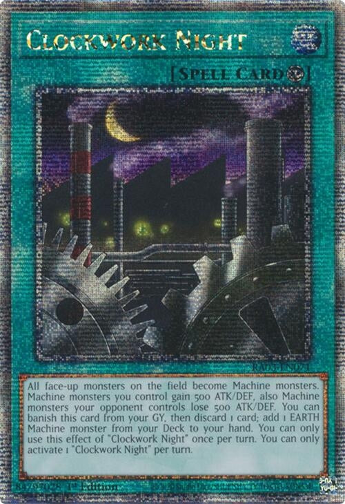 Clockwork Night (Quarter Century Secret Rare) (3071) - YuGiOh Single