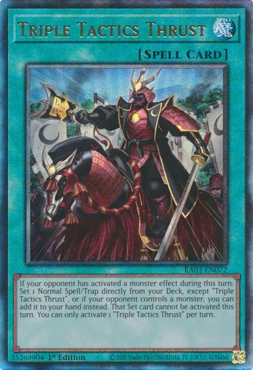 Triple Tactics Thrust (PUR) (3072) - YuGiOh Single