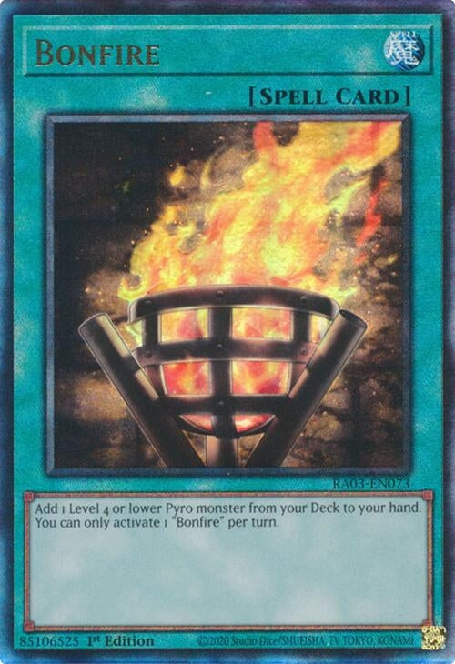 Bonfire (PUR) (3073) - YuGiOh Single