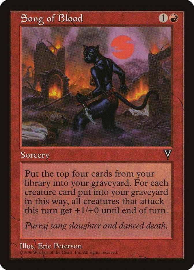 Song of Blood [VIS] - MTG Single
