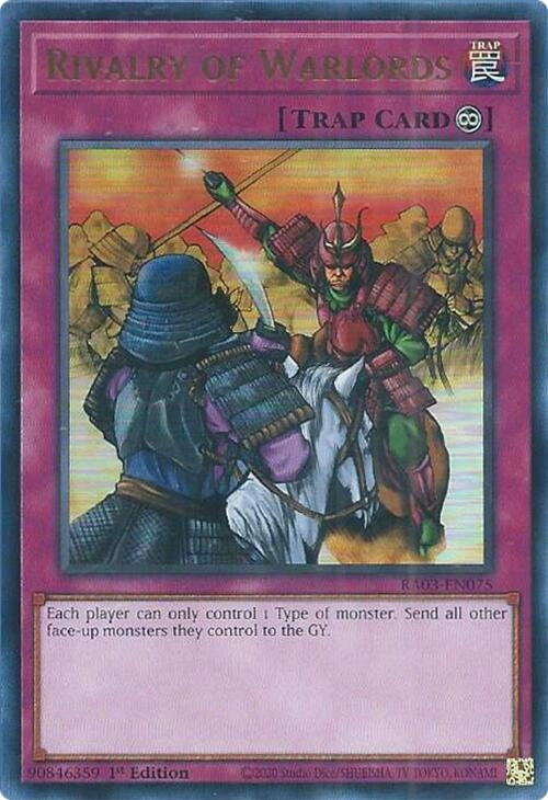 Rivalry of Warlords (UR) (3075) - YuGiOh Single