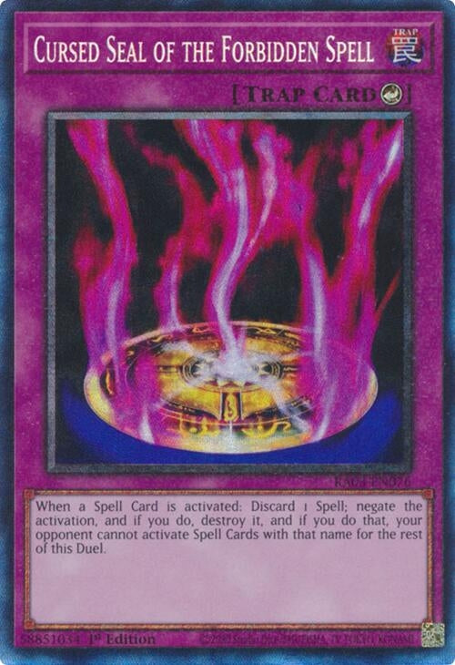 Cursed Seal of the Forbidden Spell (PCR) (3076) - YuGiOh Single