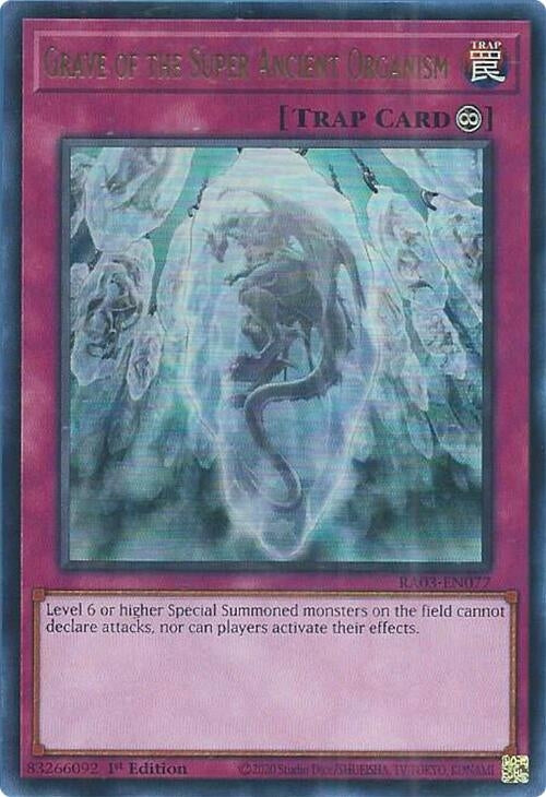 Grave of the Super Ancient Organism (UR) (3077) - YuGiOh Single