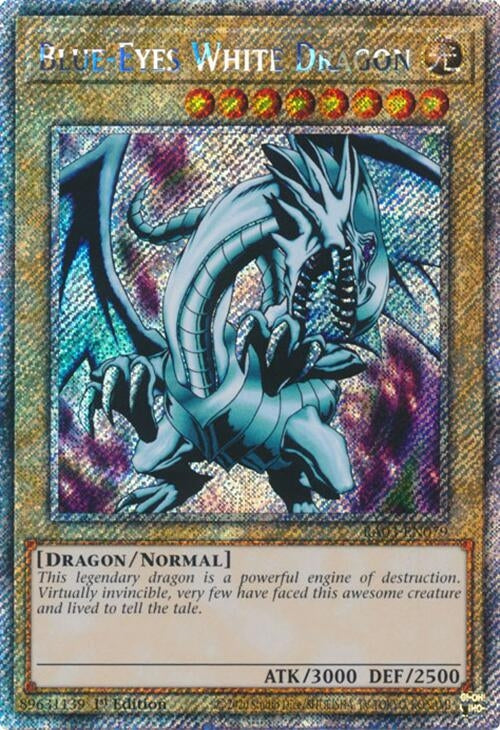 Blue-Eyes White Dragon (Platinum Secret Rare) (3079) - YuGiOh Single