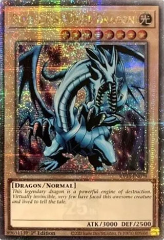 Blue-Eyes White Dragon (Quarter Century Secret Rare) (3079) - YuGiOh Single