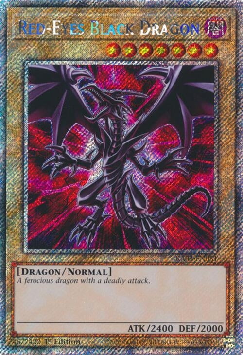 Red-Eyes Black Dragon (Platinum Secret Rare) (3081) - YuGiOh Single