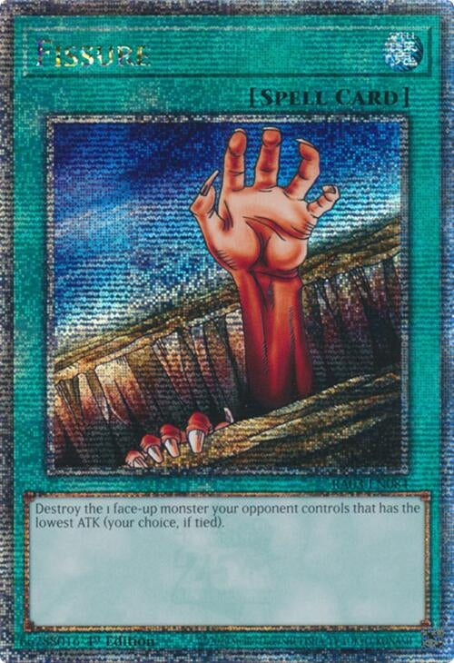 Fissure (Quarter Century Secret Rare) (3084) - YuGiOh Single