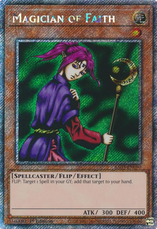 Magician of Faith (Platinum Secret Rare) (3090) - YuGiOh Single