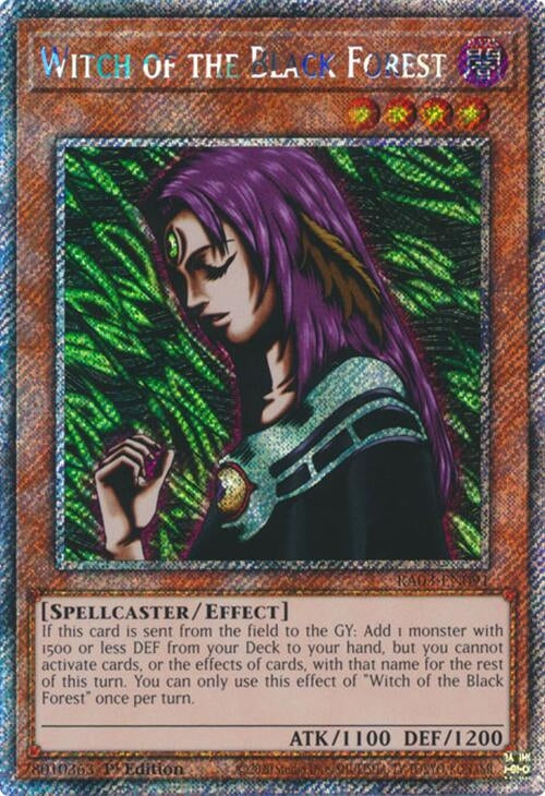 Witch of the Black Forest (Platinum Secret Rare) (3091) - YuGiOh Single