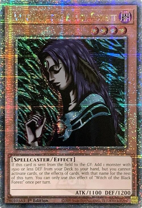 Witch of the Black Forest (Quarter Century Secret Rare) (3091) - YuGiOh Single