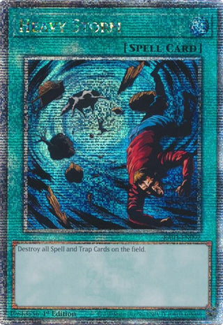 Heavy Storm (Quarter Century Secret Rare) (3092) - YuGiOh Single