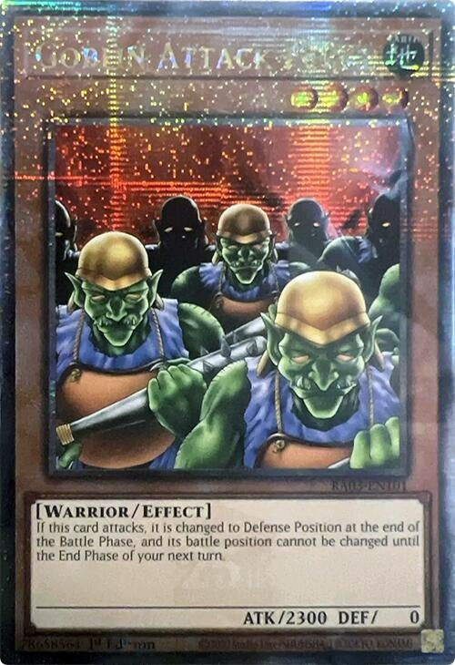 Goblin Attack Force (Quarter Century Secret Rare) (3101) - YuGiOh Single