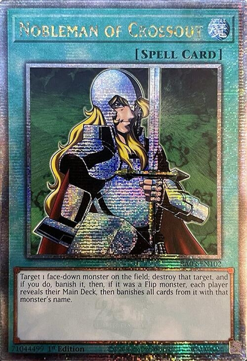 Nobleman of Crossout (Quarter Century Secret Rare) (3102) - YuGiOh Single