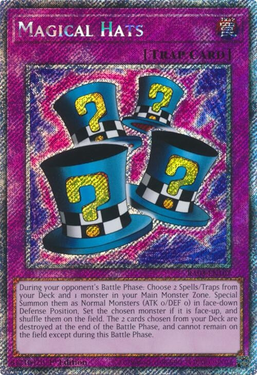 Magical Hats (Platinum Secret Rare) (3107) - YuGiOh Single