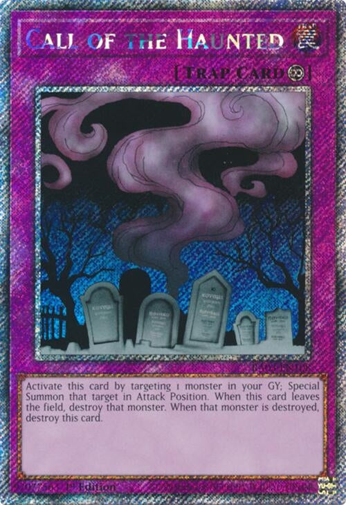 Call of the Haunted (Platinum Secret Rare) (3108) - YuGiOh Single