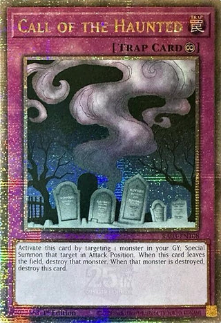 Call of the Haunted (Quarter Century Secret Rare) (3108) - YuGiOh Single