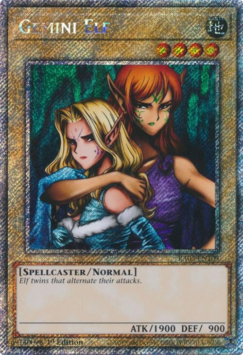 Gemini Elf (Platinum Secret Rare) (3109) - YuGiOh Single