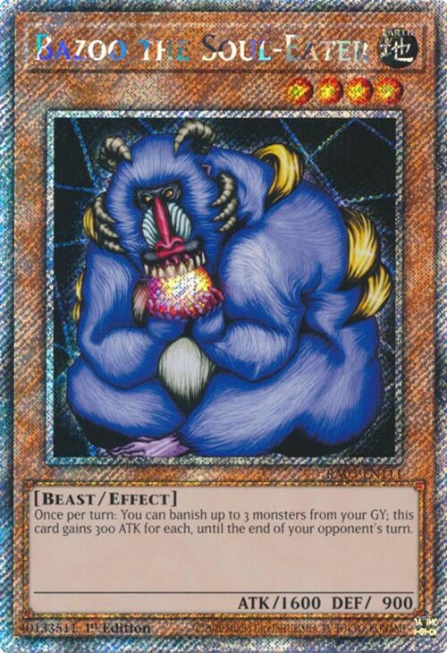 Bazoo the Soul-Eater (Platinum Secret Rare) (3111) - YuGiOh Single