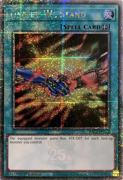 United We Stand (Quarter Century Secret Rare) (3112) - YuGiOh Single
