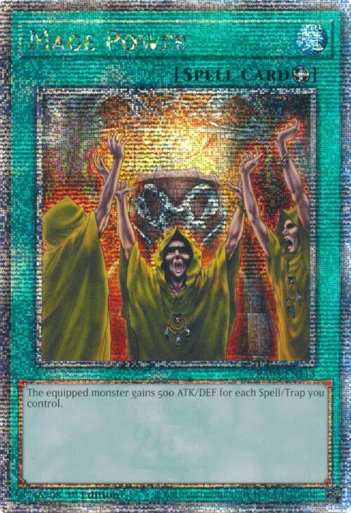 Mage Power (Quarter Century Secret Rare) (3113) - YuGiOh Single