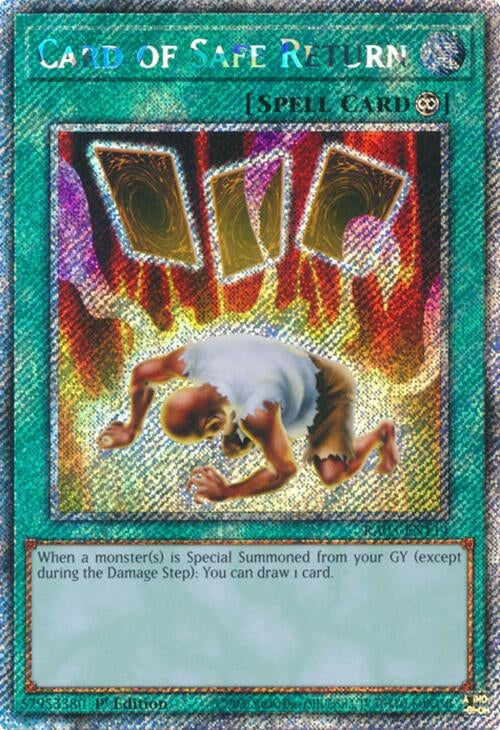 Card of Safe Return (Platinum Secret Rare) (3114) - YuGiOh Single