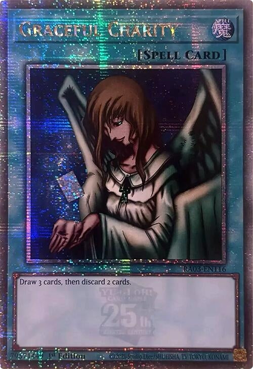 Graceful Charity (Quarter Century Secret Rare) (3116) - YuGiOh Single