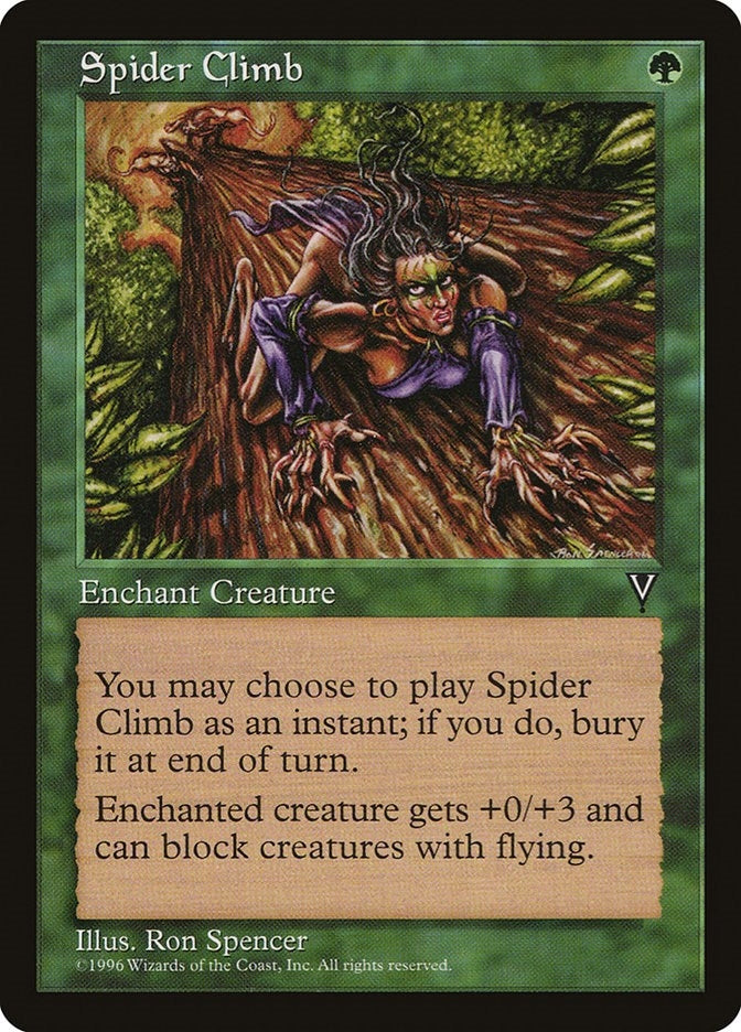 Spider Climb [VIS] - MTG Single
