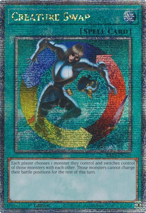 Creature Swap (Quarter Century Secret Rare) (3120) - YuGiOh Single