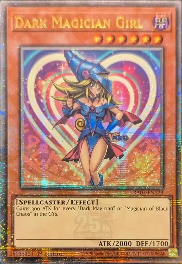 Dark Magician Girl (Quarter Century Secret Rare) (3123) - YuGiOh Single