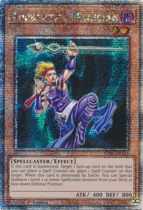 Apprentice Magician (Quarter Century Secret Rare) (3124) - YuGiOh Single
