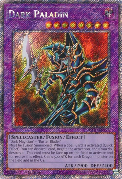 Dark Paladin (Platinum Secret Rare) (3126) - YuGiOh Single